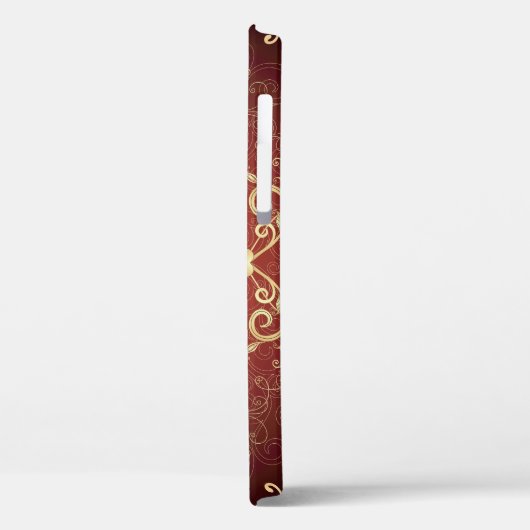 Lila Valentinrahmen Case-Mate iPhone Hülle (Rückseite / Links)