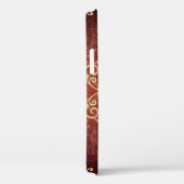 Lila Valentinrahmen Case-Mate iPhone Hülle (Rückseite / Rechts)