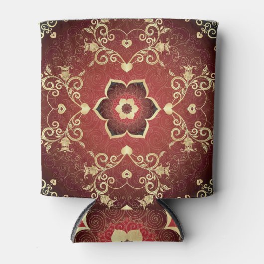 Lila Valentinrahmen Dosenkühler (Vorderseite)