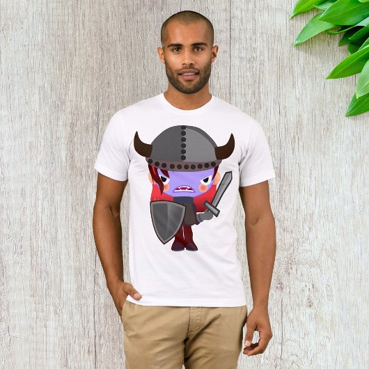 Lila Vampire Viking Mens T - Shirt