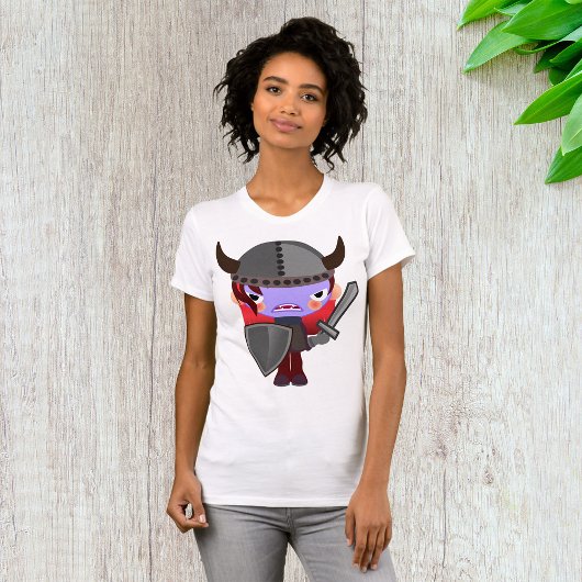 Lila Vampire Viking Womens T - Shirt