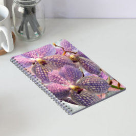 Lila Vanda Orchids Floral Notizblock