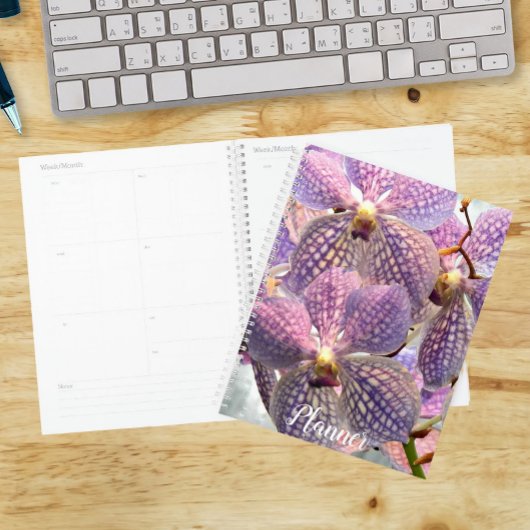 Lila Vanda Orchids Floral Planer