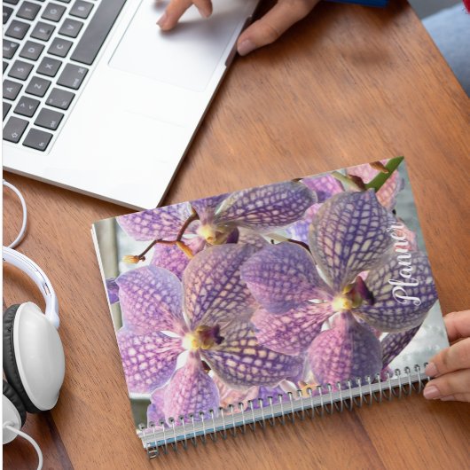 Lila Vanda Orchids Floral Planer