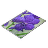 Lila Vanda Orchio Notebook Notizblock (Linke Seite)