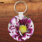 Lila Vater der Braut Schlüsselanhänger (Vorderseite)