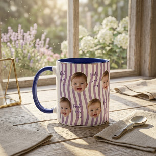 Lila Vatertagsgeschenke Beste Dad jemals Kaffeetas Tasse