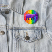 Lila Veilchen betreffen Regenbogen-Wäsche-Knöpfe Button (Beispiel)
