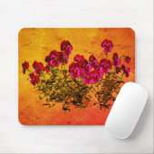 Lila Veilchen Blumen Kunst Mousepad (Mit Mouse)