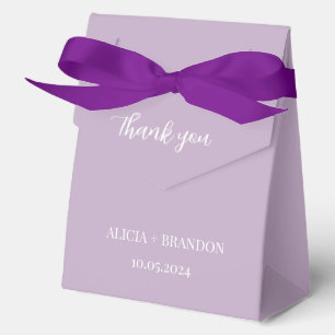 Lila Veilchen Lavendel Flieder Moderne Hochzeit Geschenkschachtel