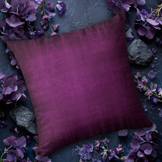 Lila Velvet-Look Kissen