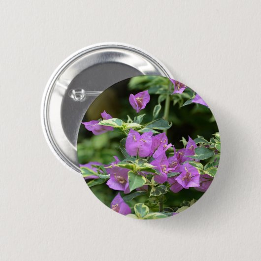 Lila veränderter Krepp und Myrte Button (Vorne & Hinten)