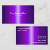 Lila verblasste individuell anpassbare Visitenkart Visitenkarte (Vorne/Hinten)