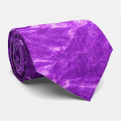 Lila Verlauf Crinkle Optik Krawatte (Gerollt)