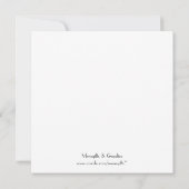 Lila Verlobung Einladung (Rückseite)