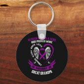 Lila Verlust meines Großkrebses Schlüsselanhänger (Vorderseite)