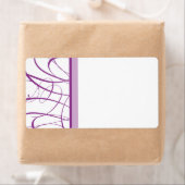 Lila Versandschild (Insitu)