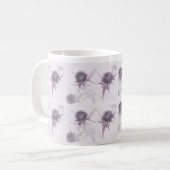 Lila Verschraubung der Natur Kaffeetasse (Vorderseite Links)