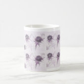 Lila Verschraubung der Natur Kaffeetasse (Mittel)