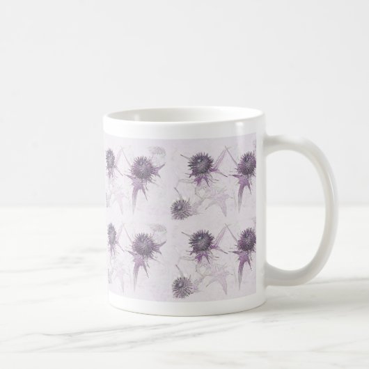 Lila Verschraubung der Natur Kaffeetasse (Rechts)