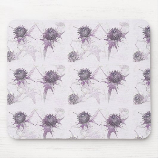 Lila Verschraubung der Natur Mousepad (Vorne)
