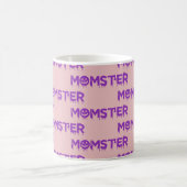 Lila Version von Momster Kaffeetasse (Mittel)