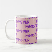 Lila Version von Momster Kaffeetasse (Links)