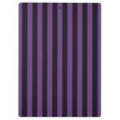 Lila vertikale Streifen passen das an! Klemmbrett (Rückseite)