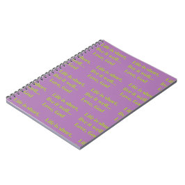 Lila Vertrauensbuch oder Journal Notizblock