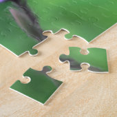 Lila Vervain Wildblume Foto Malerei Puzzle (Seite)