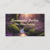 Lila verzaubern visitenkarte (Vorderseite)