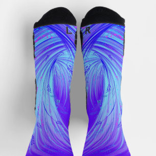 Lila verzauberter Garten Socken