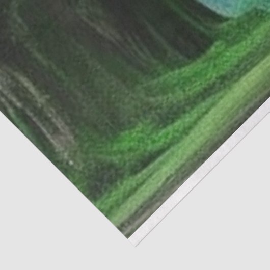 Lila Verzauberung Bayou Louisiana Dekoupage Seidenpapier (Ausschnitt)