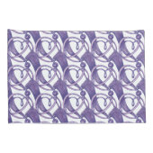 Lila verziert. kissenbezug (Rückseite-Rechts)