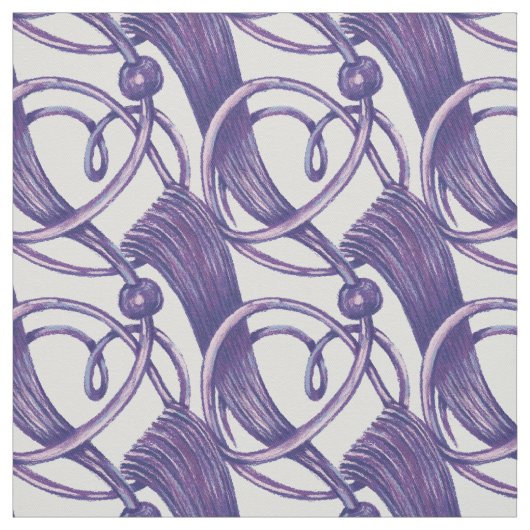 Lila verziert. stoff (Muster)