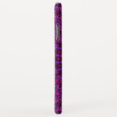 Lila verzierter Mandala Case-Mate iPhone Hülle (Hinten/Rechts)