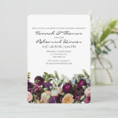 Lila Victoria Elegante Probe Einladung (Stehend Vorderseite)