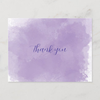 Lila Vielen Dank Postkarte