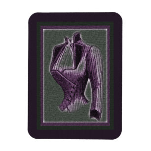 Lila viktorianische Bluse Magnet