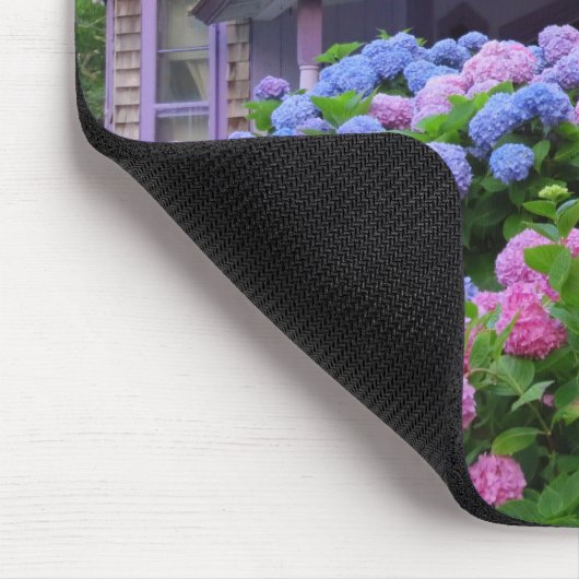 Lila Viktorianische Hütte - Martha's Vineyard Mousepad (Ecke)
