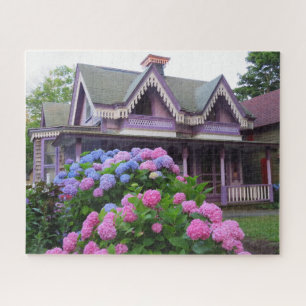Lila viktorianisches Cottage - Martha's Vineyard Puzzle