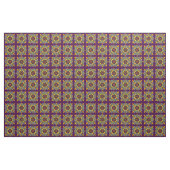 Lila Viktorianisches Tile-Design Stoff (Yard (91,4 cm))
