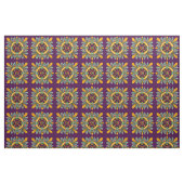 Lila Viktorianisches Tile-Design Stoff (Fat Quarter (45,7 x 55,9 cm))