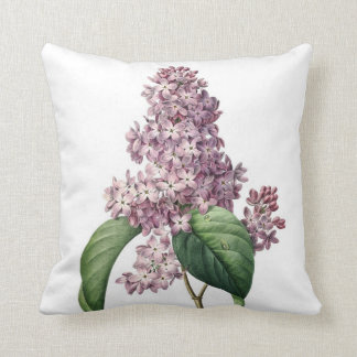 Lila Vintage Illustration Redoute Kissen