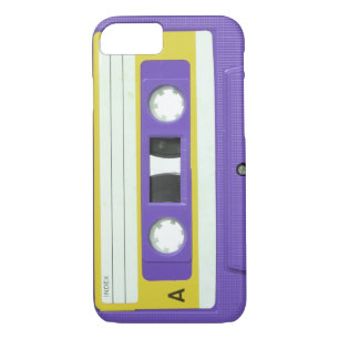 Lila Vintage Retro Audiokassette Case-Mate iPhone Hülle