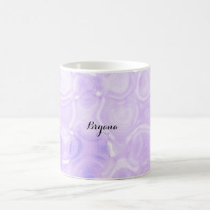 Lila Vintage Retro Glamour Kreis Art Schwung Kaffeetasse