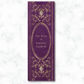 Lila Vintage-Spin-Monogramm Yogamatte