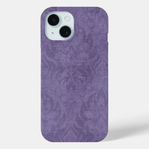 Lila Vintager Damast Case-Mate iPhone Hülle