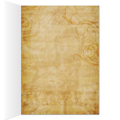 lila Vintager Eiffelturm Paris Tischnummern (Innen (Rechts))