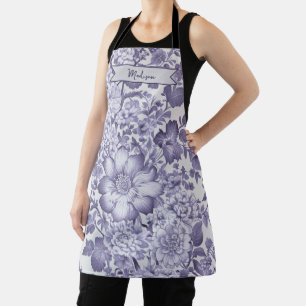 Lila Vintages Chinoiserie Florenz Personalisiert Schürze